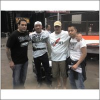Coach Nguyen with UFC Veterans Ricco Suave Rodriguez, Mark Coleman, Mark Kerr